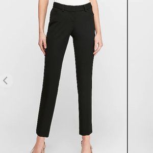 Black Low Rise Columnist Ankle Pant 12L